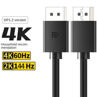Câble DP haute définition 4K Xput, 5 m de long, cordon de connexion vidéo pour téléviseur 4K, ordinateur de bureau, carte graphique