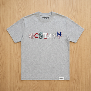 เสื้อยืดแขนสั้นสีเทาสำหรับผู้ชาย พิมพ์ลายตัวอักษร คอกลม สไตล์ลำลอง ผ้าฝ้าย 100% ทรงหลวม ไม่หดตัว - Product Image 3