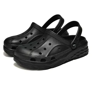 2023 estate nuovi sandali antiscivolo alla moda da uomo di alta qualità all'ingrosso all'ingrosso casual pantofole traspiranti scarpe con foro
