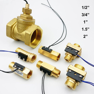 เซ็นเซอร์วัดการไหลของเหลว SZFAST FS-5C ทำจากทองเหลือง ขนาดเกลียว G1/2 G3/4 1.0 Mpa 2LPM 3LPM -20 +85C ติดตั้งได้ทั้งแนวนอน/แนวตั้ง แบบเกลียว - Product Image 5