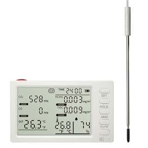 Détecteur de qualité de l'air 8 en 1, détecteur de CO2, machine multifonctionnelle, détection rapide TC-801 - Product Image 6