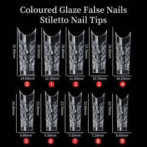 120 pièces clair glaçure <span class=keywords><strong>faux</strong></span> <span class=keywords><strong>ongles</strong></span> 3D cristal couverture complète <span class=keywords><strong>faux</strong></span> Art capsules d'<span class=keywords><strong>ongles</strong></span> <span class=keywords><strong>pour</strong></span> extensions conseils carré cercueil presse sur les <span class=keywords><strong>ongles</strong></span> - Product Image 4