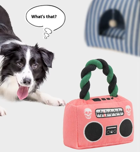 Giocattolo per Animali Domestici in Corda di Cotone di Lusso Durevole a Forma di Radio Interattivo con Suono per Cani e Gatti - Product Image 5