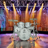 Hailun Acrylique Drum Sets Instrument à Percussion de haute qualité Usine de vente directe Usine directe BON MARCHÉ