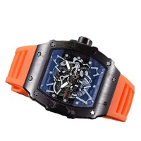 Reloj de Negocios para Hombre LX, Diseño Hueco, Cuarzo, Cuadrado, Aleación, Esfera Grande de 42mm, Casual, Exportación Directa de Fábrica, Superventas