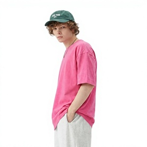 T-shirt unisexe streetwear coupe boxy, t-shirt court épais, t-shirt graphique en coton, t-shirt oversize - Product Image 1