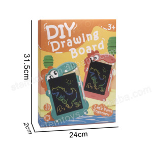 8.5 pouces dinosaure LCD écriture tableau enfants maison coloré <span class=keywords><strong>Graffiti</strong></span> dessin <span class=keywords><strong>petit</strong></span> tableau noir peut dessiner dessin jouets - Product Image 4