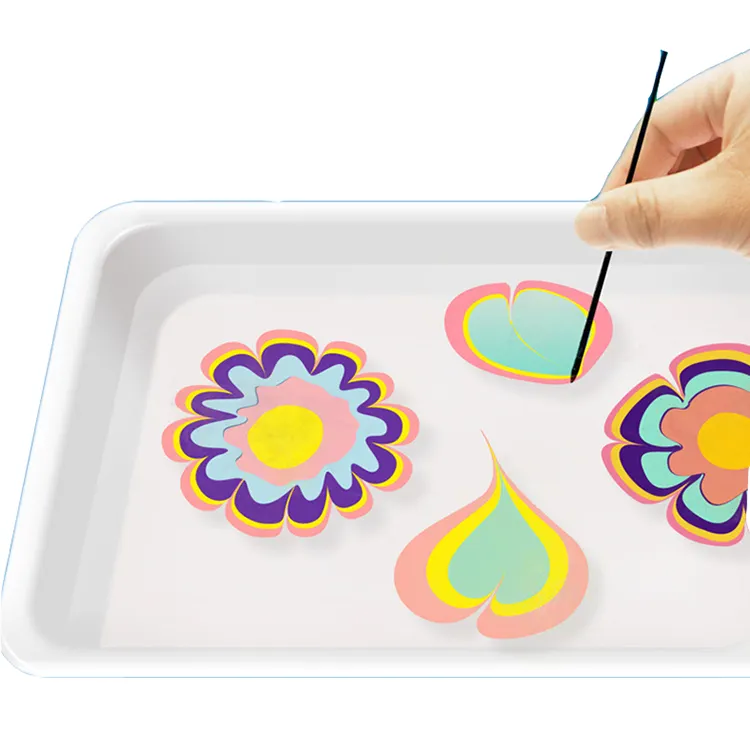 Grosir disesuaikan ramah lingkungan DIY seni Set 6 warna Ekstensi air lukisan zat warna kombinasi mainan pendidikan gambar