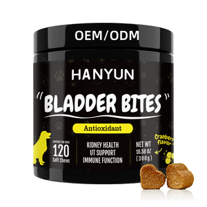 Tratamiento UTI para perros al por mayor, mordeduras de vejiga, suplemento suave para masticar arándanos, control de vejiga para infecciones del tracto urinario - Product Image 1