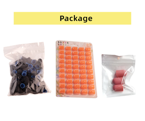 Ensemble manucure et pédicure 100 pièces par sac capuchons de ponçage à bas <span class=keywords><strong>prix</strong></span> pour salons de manucure soins des callosités capuchons de ponçage pour pédicure - Product Image 6