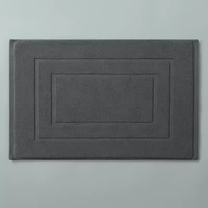 Tapis <span class=keywords><strong>de</strong></span> bain épais en coton Jacquard Logo personnalisé broderie <span class=keywords><strong>serviette</strong></span> <span class=keywords><strong>de</strong></span> sol blanche antidérapante pour hôtel SPA salle <span class=keywords><strong>de</strong></span> bain-Vente en gros - Product Image 4