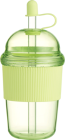 Bouteille d'eau Tritan sans BPA de 10,8 oz avec logo personnalisé, bouteille d'eau en plastique Tritan de 430 ml avec couvercle à vis, bouteille de boisson de motivation OEM