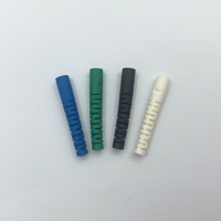 Manchon de protection pour connecteur fibre optique LC, longueur 35 mm, diamètre intérieur 3,8 mm, robuste, avec décompression longue, à sertir, monomode simplex