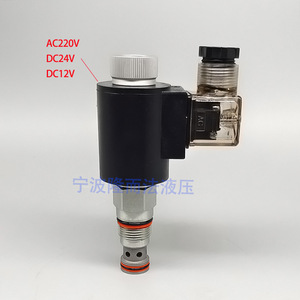 Vanne solénoïde à action directe T-13A, type cartouche, en acier inoxydable, pour utilisation en machinerie hydraulique - Product Image 3