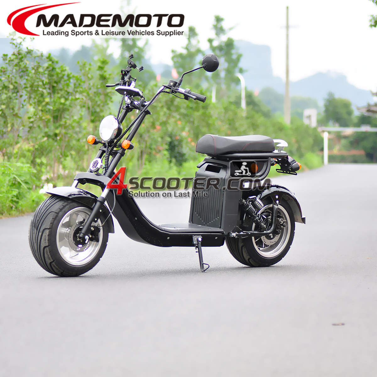 4000W Ztech Electric Scooter - Zoomer Zinc EEC COC Citycoco