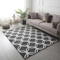 Tapis modernes nordiques personnalisés en jacquard 100 % polyester, tapis moelleux, fabrication de tapis, tapete