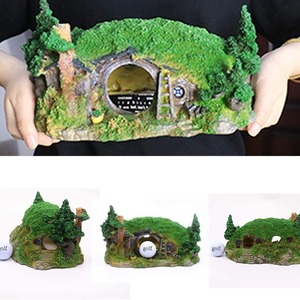 Casetta Paesaggistica in Resina Sintetica per Acquario, Rifugio per Pesci e Gamberetti, Casa per Granchi Eremiti e Insetti, Casetta sull'Albero Stile Hobbit - Product Image 3