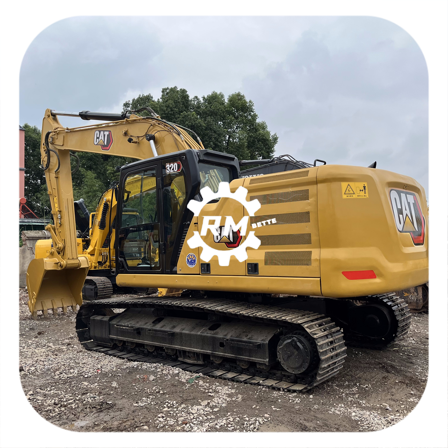 Лидер продаж, 20 тонн для гусеничного экскаватора серии Cat 320, б/у, строительная машина, оригинальный японский импортный двигатель, моторный насос