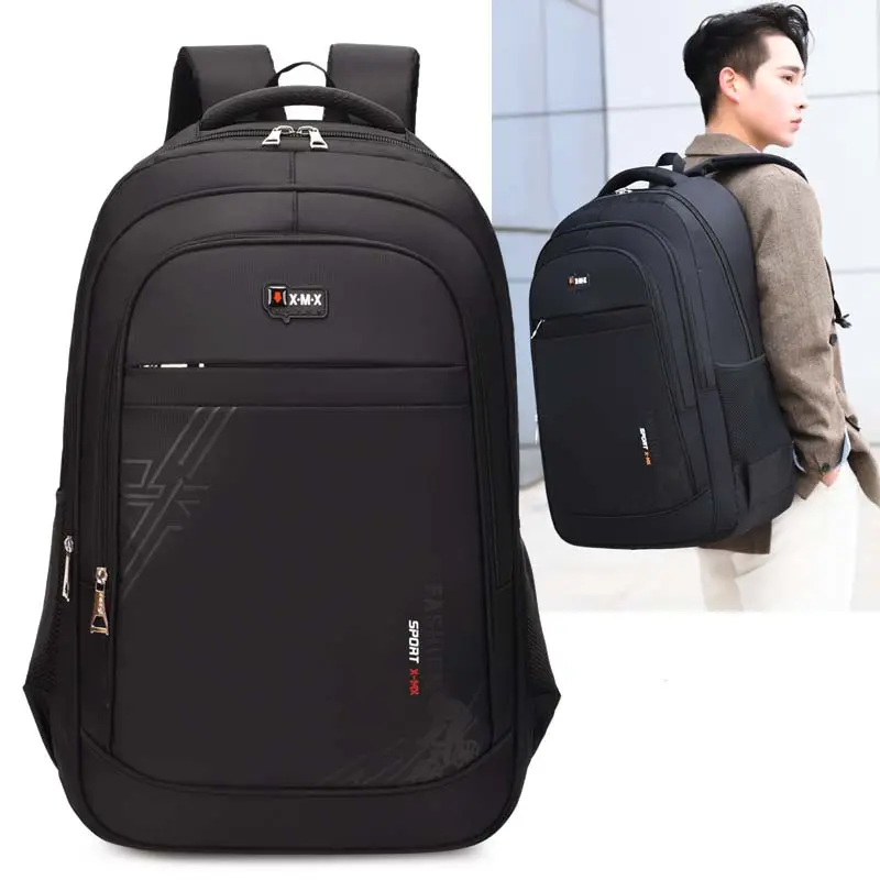 Tas punggung Laptop pria, ransel Polyester anti Air China, tas ransel Laptop siswa sekolah Laptop 17 inci