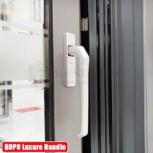 New Design Geze Deper Automatic Interior Aluminum Sliding Door Magnetic Levitation Household Double Glass Sliding Door