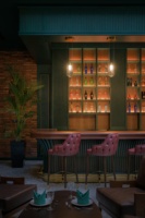 Nouveau design moderne de comptoir de bar pour restaurant, mobilier de restaurant, mobilier de salle à manger en bois, mobilier de bar à vendre