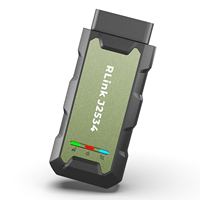 Dispositivo de Programación Topdon Rlink J2534 Passthru con Actualización Gratuita de por Vida, Diagnóstico Completo del Sistema, Escáner Bidireccional OBD2