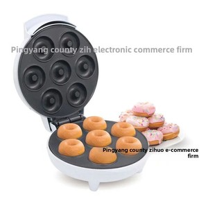 Machine à mini-beignets électrique en plastique avec revêtement antiadhésif, moins de 800W, contrôle mécanique, pour gâteaux ronds et mini-tartes - Product Image 5