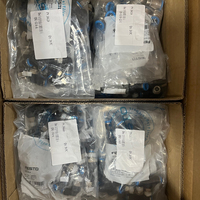 Conector de Tubo de Aire de Plástico Tipo T QST-4 QST-6 QST-8 QST-10 153129 153130 153131 FESTOs Conexión Neumática en T de 8mm para Manguera
