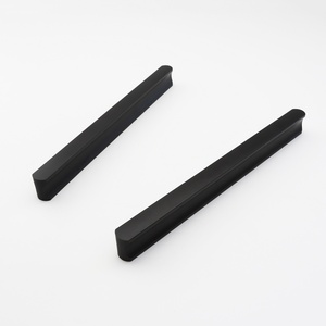 Laci pegangan pintu kabinet dapur logam campuran aluminium emas hitam sederhana Amerika menarik perabotan panjang pegangan perangkat keras - Product Image 4