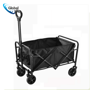 Vagoneta Plegable de 5 Pulgadas para Camping, Capacidad de Carga Pesada de 90 kg, Carro Utilitario <span class=keywords><strong>Todoterreno</strong></span> para Picnic al Aire Libre, Playa, Mercado y Fiestas - Product Image 1