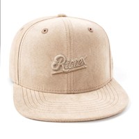 Topi Snapback 6 Panel tepi datar tidak terstruktur Logo bordir kustom Suede kualitas tinggi Natal