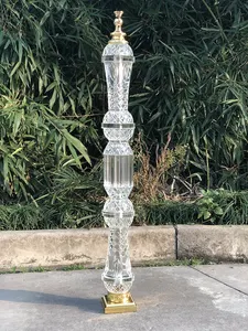 Barandillas <span class=keywords><strong>de</strong></span> Cristal para Escaleras <span class=keywords><strong>de</strong></span> Diseño Nuevo, Columnas <span class=keywords><strong>de</strong></span> Cristal para Escaleras, Decoración <span class=keywords><strong>de</strong></span> Villas y Hoteles, Barandilla <span class=keywords><strong>de</strong></span> Cristal con Base <span class=keywords><strong>de</strong></span> Aleación - Product Image 3