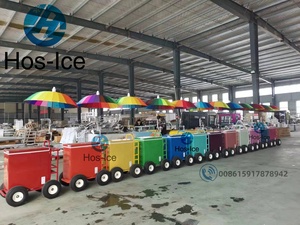 Bãi biển bánh xe kem ba bánh cửa hàng ba bánh kem hiển thị Popsicle hiển thị để bán Ice Cream tủ đông thực phẩm để bán - Product Image 4