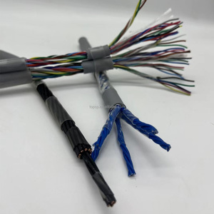 สายไฟฟ้าหุ้มฉนวน 28AWG 26AWG 24AWG แบบมีชีลด์ UL2851 สายสัญญาณหลายแกนหุ้มฉนวน PVC - Product Image 5