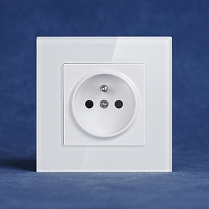 <span class=keywords><strong>Prise</strong></span> murale électrique française blanche, noire, dorée, grise, 2P+<span class=keywords><strong>T</strong></span>, <span class=keywords><strong>prise</strong></span> <span class=keywords><strong>de</strong></span> <span class=keywords><strong>courant</strong></span> avec cadre en verre, prises européennes avec cadre en verre, <span class=keywords><strong>16A</strong></span> - Product Image 1