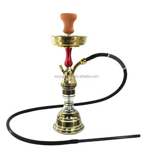 Shisha exotique en or Arabie Saoudite Hookah Portable Golden Sheesha Glass Hukkah avec <span class=keywords><strong>valise</strong></span> - Product Image 2