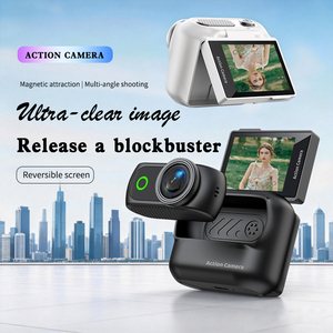 กล้องกีฬา HD 1080P แบบถอดแม่เหล็กได้ หน้าจอพลิกกลับได้ 2.0 นิ้ว พร้อม WiFi ส่งสัญญาณไร้สาย กล้องแอคชั่นสำหรับกิจกรรมกลางแจ้ง เหมาะสำหรับ Vlog - Product Image 4