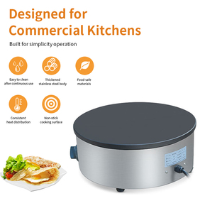 Machine à crêpes et gaufres commerciale 2,2 kW, antiadhésive, <span class=keywords><strong>mini</strong></span>-machine à gaufres hollandaises pour usage industriel et domestique - Product Image 4