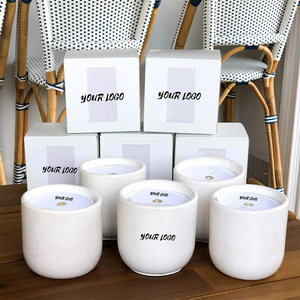 Vela de Cerámica de Color Personalizado, Vela Aromática de Cera de Soja para Decoración del Hogar, Bodas, Fiestas, Acción de Gracias, Diwali - Product Image 5