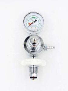 Tıbbi boğa burun oksijen regülatörü Schrader vana ile - Product Image 6