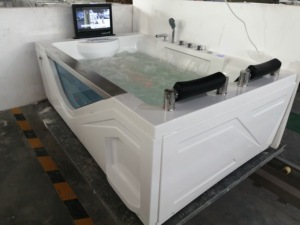 Jacuzzi Moderno para Adultos, Bañera de Hidromasaje y Sauna, Acrílico Puro con Televisor, Jacuzzi a <span class=keywords><strong>Precio</strong></span> Económico para 2 Personas - Product Image 4