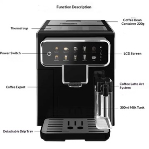 Cafetera Inteligente Multifuncional para Espresso, Cappuccino y Latte, Ideal para Hoteles y Hogares, con Fuente de Alimentación, Pídelo Directamente - Product Image 6