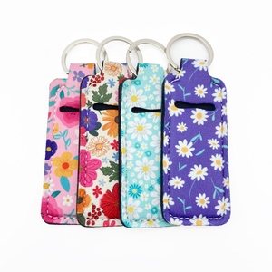 Porte-clés personnalisé pour baume à lèvres, brillant à lèvres et rouge à lèvres, design mignon - Product Image 1