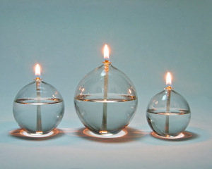 <span class=keywords><strong>Lampe</strong></span> à huile en verre sphérique décorative de forme ronde soufflée à la main - Product Image 3