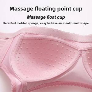 Nouveau sous-vêtement tubulaire sans jantes de grande taille, mince, respirant, froncé, <span class=keywords><strong>gros</strong></span> seins et beau dos, soutien-gorge mère à quatre boutonnage. - Product Image 4