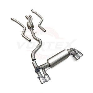 ท่อไอเสีย Vortex T304 สแตนเลสสตีล สำหรับ BMW 1M E82 ปี 2007-2012 เสียงดังทรงพลัง - Product Image 1