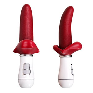 Magic Tongue 2-en-1, stimulation orale par léchage, vibrateur à 10 modes, stimulation clitoridienne, rechargeable, étanche, jouet sexuel pour femmes - Product Image 2