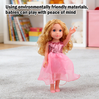 Poupée en vinyle de 18 pouces, corps de poupée reborn réaliste et mignon en silicone souple, ensemble de mode pour fille, poupée pour jouer à la maison