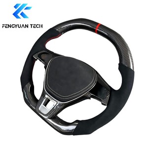 Volante de Coche LED de Fibra de Carbono Forjada y Cuero Alcántara para VW Jetta Mk5 Mk6 Gli Mk2 Mk7 <span class=keywords><strong>RLine</strong></span> 2016 2022 - Product Image 3