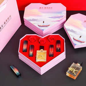 PBPK Luxury <b>Heart</b>-<b>Shaped</b> Gift <b>Boxes</b> Model PBX106 Made in US for Valentine's Day Birthday Gift Set Packaging - Product Image 6